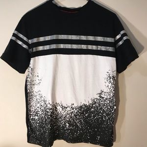 Retro Black & White Graphic Tee